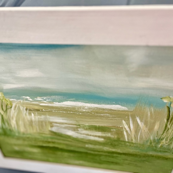 Serene Landscape Wall Art signed original 16.5 x 12.5 - Picture 1 of 6